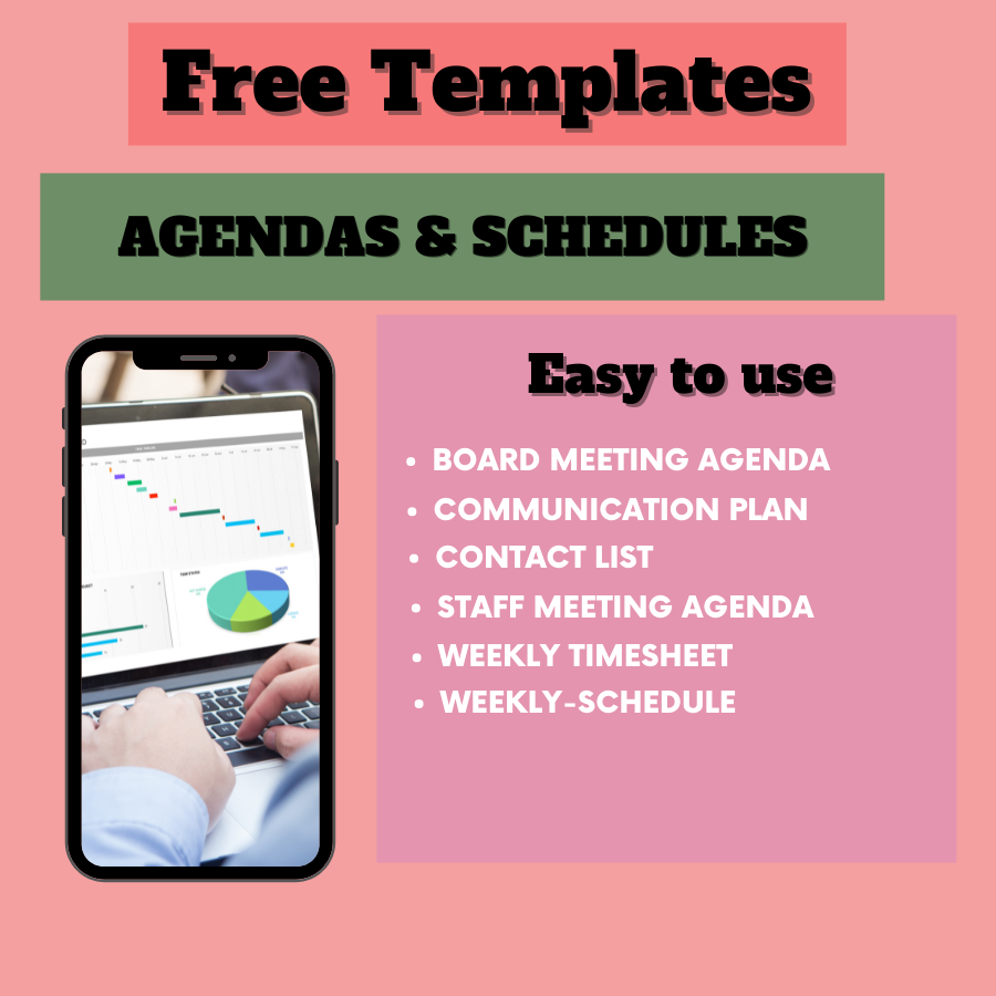 You are currently viewing Agendas & Schedules EXCEL Templates