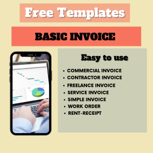 Read more about the article Basic Invoice EXCEL Templates