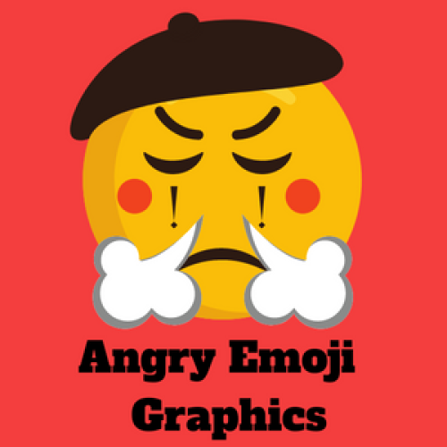 Angry Emoji Graphics bundle