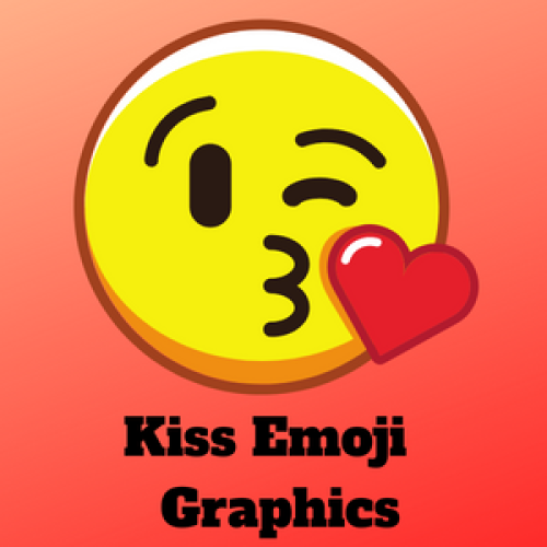 Kiss Emoji graphics bundle