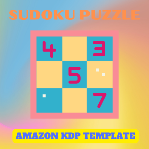 FREE-Sudoku Puzzle Book, specially created for the Amazon KDP partner program 84