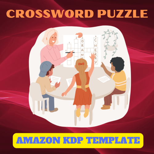FREE-CrossWord Puzzle Book, specially created for the Amazon KDP partner program 50