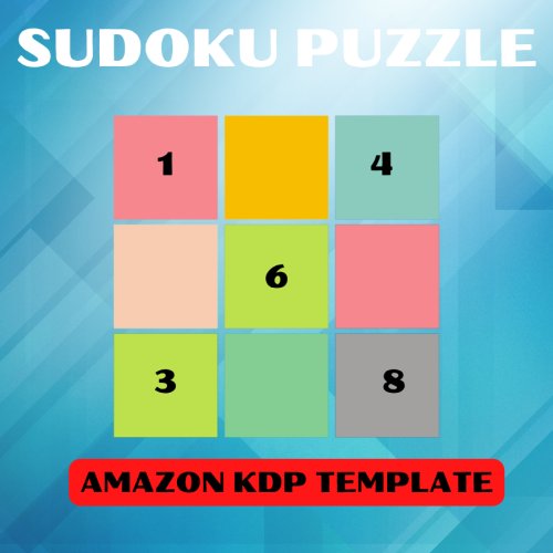 FREE-Sudoku Puzzle Book, specially created for the Amazon KDP partner program 03