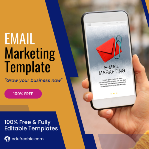 “Our free and copyright-free email template is the perfect solution for all your marketing needs.”