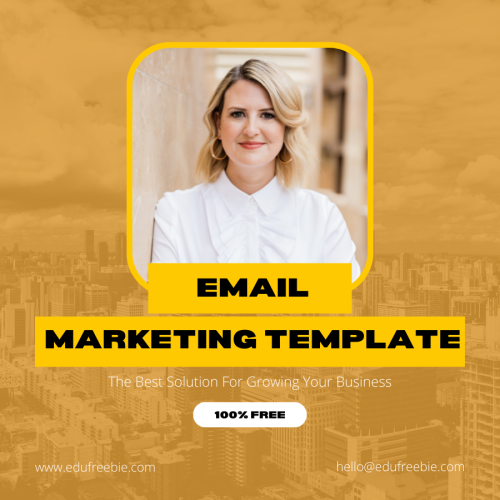 “Introducing our sleek and modern email marketing template, 100% free and 100% copyright free for all your business needs.”