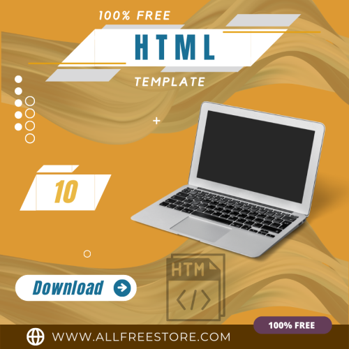 100% Free & Copyright free HTML templates. Download and edit them or do anything with them, as you please 10