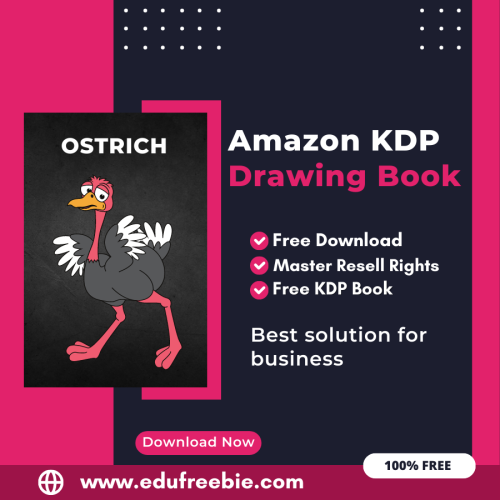 100% Free to download Ostrich DRAWING BOOK with master resell rights. You can sell these DRAWING BOOK as you want or offer them for free to anyone