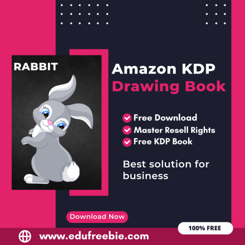 100% Free to download Rabbit DRAWING BOOK with master resell rights. You can sell this DRAWING BOOK as you want or offer them for free to anyone