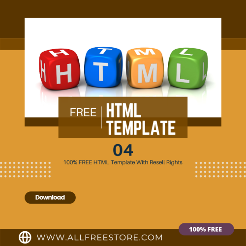 100% Free & Copyright free HTML templates. Download and edit them or do anything with them, as you please 04
