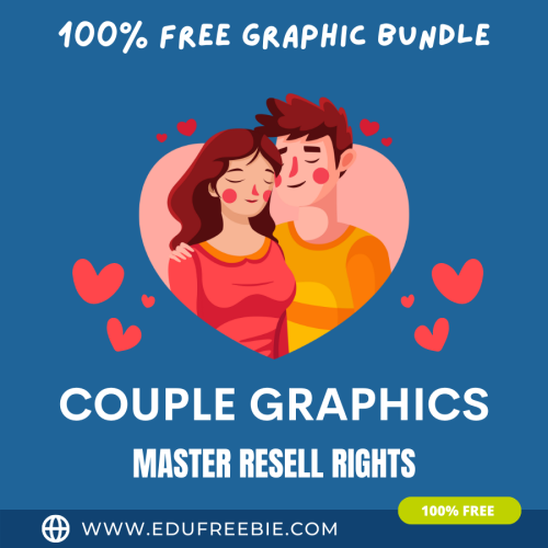100% Free to download graphics of “Couple” with master resell rights is for commercial use as well as for personal use