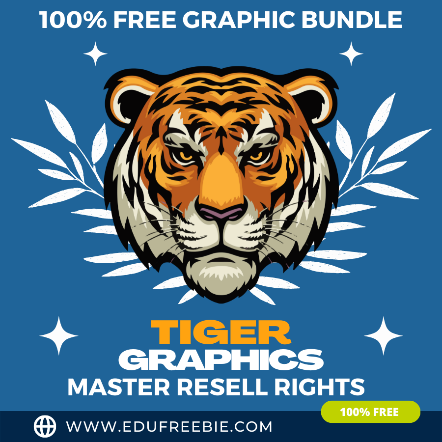 You are currently viewing 100% free “Tiger” graphics with master resell rights are of 4K quality and are a creative source of design that will inspire you to design your surroundings