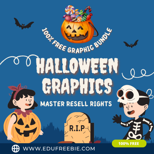100% Free to download graphics of “Halloween” with master resell rights is for commercial use as well as for personal use