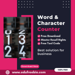 100% Free Word & Character Counter Tool: Easily Count Words and Characters of Text by Using this Tool and Sart Your Business Now