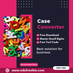 100% Free Case Converter Tool: Easily Convert Cases Lowercase to Uppercase and vice versa with Master Resell Rights