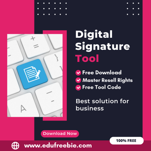 100% Free Digital Signature Tool: Easily Sign Digitally by Using this Tool and Earn Money Online