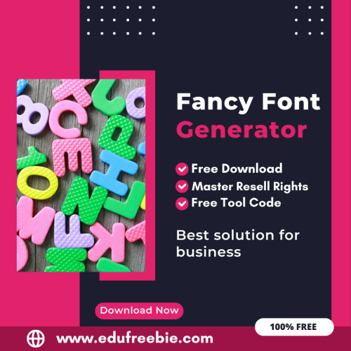 100% Free Fancy Font Generator Tool: Easily  Generate FANCY FONT by Using this Tool and Earn Money Online