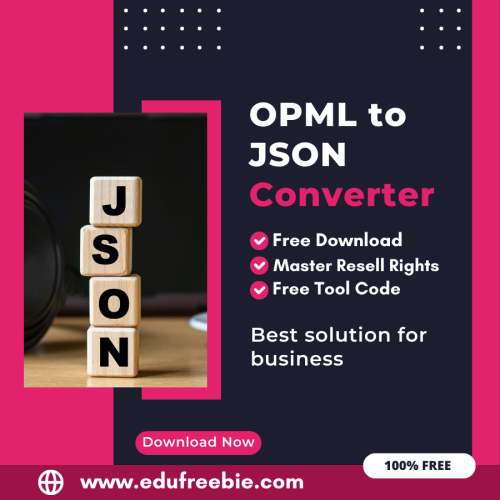 100% Free OPML to JSON Converter Tool: Easily Convert OPML TO JSON by Using this Tool and Earn Money Online