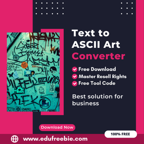 100% Free Text to ASCII Art Converter Tool: Easily Convert Text to ASCII By Using this tool and Earn Money online