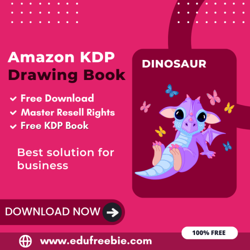 100% Free Dinosaur DRAWING BOOK with master resell rights. You can Download it for Free and Earn Money Online By selling this DRAWING BOOK