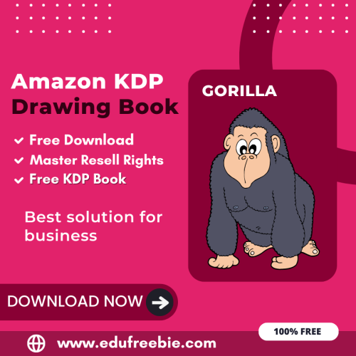 100% Free Gorilla DRAWING BOOK with master resell rights. You can Download it for Free and Earn Money Online By selling this DRAWING BOOK