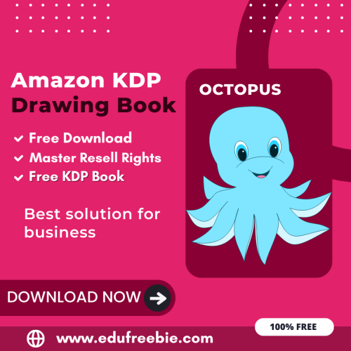 100% Free Octopus DRAWING BOOK with master resell rights. You can Download it for Free and Earn Money Online By selling this DRAWING BOOK