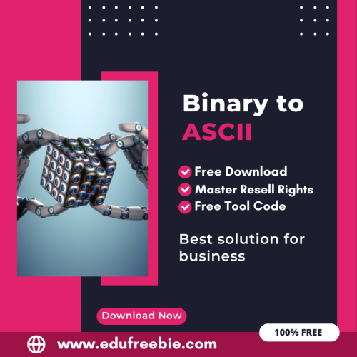 100% Free Binary to ASCII Converter Tool: Easily Convert Binary code to ASCII by Using this Tool and Earn Money Online