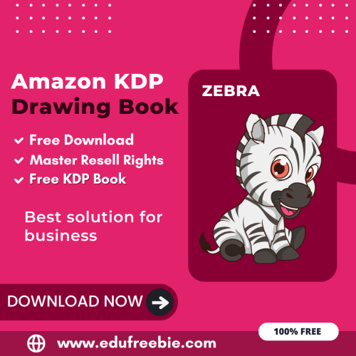 100% Free Zebra DRAWING BOOK with master resell rights. You can Download it for Free and Earn Money Online By selling this DRAWING BOOK