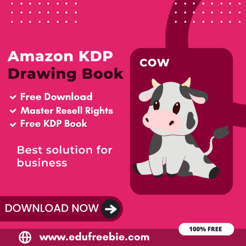 100% Free Cow DRAWING BOOK with master resell rights. You can Download it for Free and Earn Money Online By selling this DRAWING BOOK