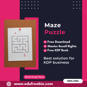 Read more about the article 100% Free Amazon KDP Maze Puzzle Book: A Step-by-Step Guide to Selling Maze Puzzles with Master Resell Rights and Earn Money Online