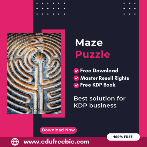 100% free to download Maze Puzzle with master resell rights. You can sell these Maze Puzzle as you want or offer them for free to anyone