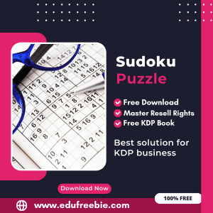 Read more about the article Maximize Your Earnings with Amazon KDP: A Guide to Publishing a Sudoku Puzzle Book with 100% Free to Download With Master Resell Rights