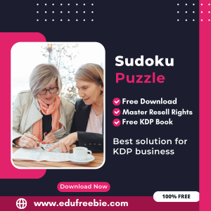 Read more about the article Crack the Sudoku Code: A Comprehensive Guide to Earning from Amazon KDP with 100% Free to Download With Master Resell Rights