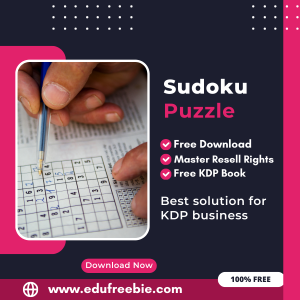 Read more about the article Crack the Sudoku Code: A Comprehensive Guide to Earning from Amazon KDP with 100% Free to Download With Master Resell Rights