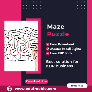Read more about the article 100% Free to Download Maze Puzzle Book For Amazon KDP, Download and Sell and Earn Money Online with Master Resell Rights