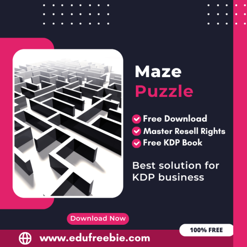 Maximizing Earnings with the 100% Free Maze Puzzle Amazon KDP Book