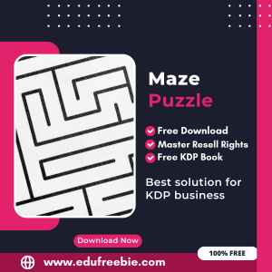 Read more about the article 100% Free Maze Puzzle Book with Master Resell Rights Learn How to Sell Maze Puzzles and Earn Money