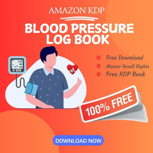 100% Free to download Blood Pressure BOOK with master resell rights. You can sell these NOTE BOOK as you want or offer them for free to anyone