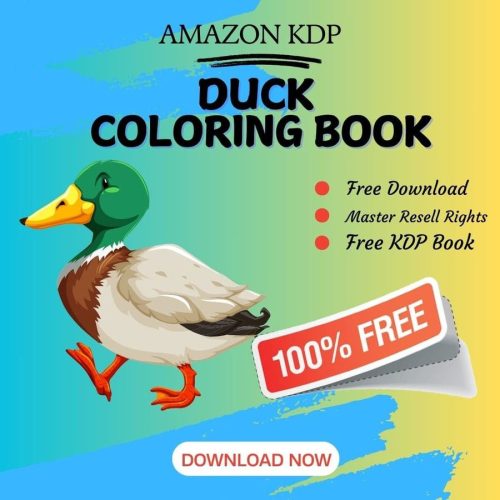 100% Free to download Duck COLORING BOOK with master resell rights. You can sell these COLORING BOOK as you want or offer them for free to anyone