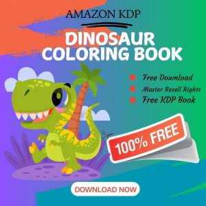 Read more about the article 100% Free to download Dinosaur COLORING BOOK with master resell rights. You can sell these COLORING BOOK as you want or offer them for free to anyone