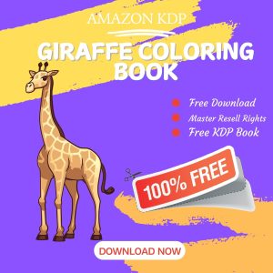 Read more about the article 100% Free to download Ziraffe COLORING BOOK with master resell rights. You can sell these COLORING BOOK as you want or offer them for free to anyone