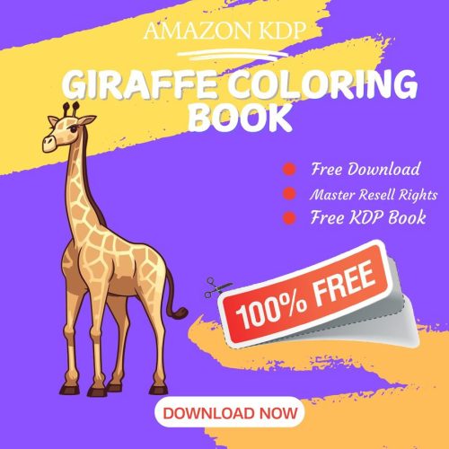 100% Free to download Ziraffe COLORING BOOK with master resell rights. You can sell these COLORING BOOK as you want or offer them for free to anyone