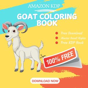 Read more about the article 100% Free to download Goat  COLORING BOOK with master resell rights. You can sell these COLORING BOOK as you want or offer them for free to anyone