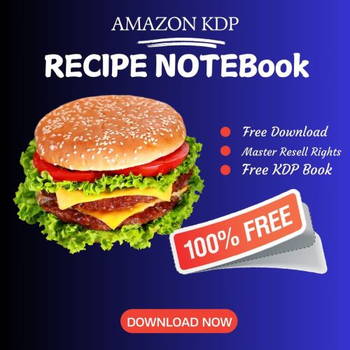 100% Free to download Recipe [1] BOOK with master resell rights. You can sell these NOTE BOOK as you want or offer them for free to anyone