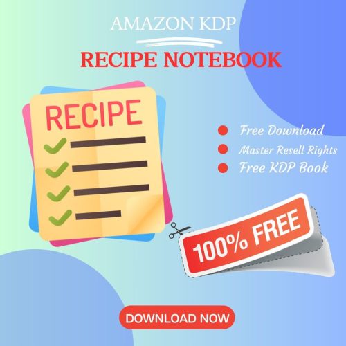 100% Free to download Recipe [6] BOOK with master resell rights. You can sell these NOTE BOOK as you want or offer them for free to anyone