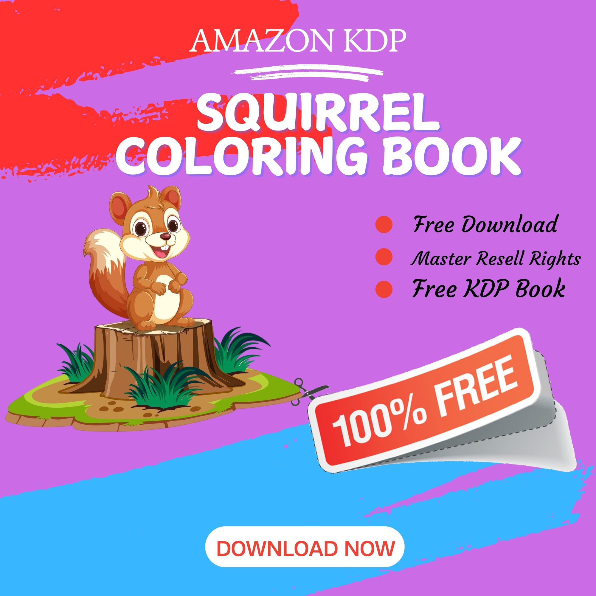 You are currently viewing 100% Free to download Squirrel COLORING BOOK with master resell rights. You can sell these COLORING BOOK as you want or offer them for free to anyone