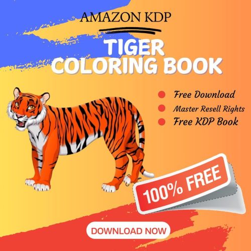 100% Free to download Tiger COLORING BOOK with master resell rights. You can sell these COLORING BOOK as you want or offer them for free to anyone